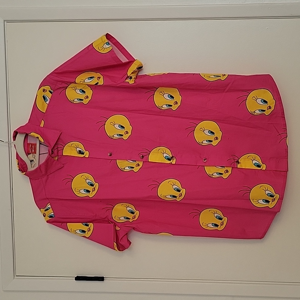 Cakeworthy Tweety button down shirt